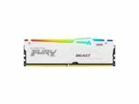 Kingston FURY Beast 32 GB DIMM 5600MT/s DDR5 CL36 Kit of 2 White RGB EXPO