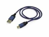 "Hama High Quality 2,5 m USB A Micro-USB A 2.0 Männlich/Männlich Schwarz Blau