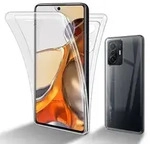 Cadorabo Schutzh&uuml;lle f&uuml;r Xiaomi 11T / 11T PRO H&uuml;lle in Transparent 360&deg; Etui Full