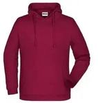 Promo Hoody Man Klassisches Kapuzensweat rot/weinrot, Gr. L