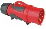 PCE CEE-Stecker mit Phasenwender GRIP, 32 A, 5-polig