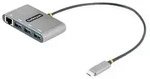 StarTech.com 3-Port USB-C Hub with Ethernet, 3x USB-A Ports, Gigabit Ethernet, USB