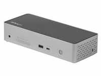 StarTech.com USB-C Dock, 4K 60Hz Quad Monitor DisplayPort & HDMI, Universal USB