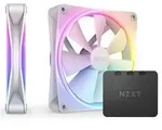 F140 RGB DUO Twin 140x140x25 wei&szlig; 2er-Pack inkl. RGB-Controller