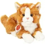 Teddy-Hermann - Katze liegend rot getigert 20 cm