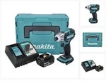 "Makita DTS 141 RF1J Akku Impulsschrauber 18 V 40 Nm 1/4" Brushless + 1x Akku...