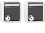 Gira Set 2x SCHUKO KD Schloss 456030