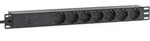 Intellinet 715140 19 Zoll Netzwerkschrank-Steckdosenleiste 1 HE