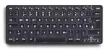 Perixx PERIBOARD-732B DE, Mini-Tastatur Wireless, mit Beleuchtung, schwarz Eingabe /