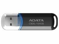 ADATA C906 USB-Stick 64 GB USB Typ-A 2.0 Schwarz (AC906-64G-RBK)
