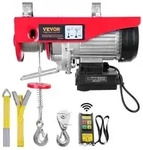 VEVOR elektrische Seilwinde 500kg bis 1000kg Hubh&ouml;he 12m Seilzug Motorwinde 1600W