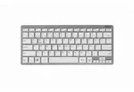 Inca Wireless/kabellose Tastatur IBK-569BT Ultrad&uuml;nn, 10 M Reichweite Silber