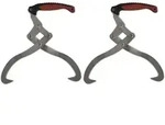 vidaXL Holzzange mit TPR-Griff 2 Stk.