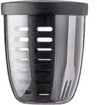 Mepal Fruitpot Ellipse Nordic Black &ndash; 600 ml Inhalt &ndash; ideal f&uuml;r Fr&uuml;chte, Obst