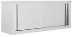 vidaXL Wandh&auml;ngeschrank mit Schiebet&uuml;ren 120&times;40&times;50 cm Edelstahl