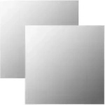 vidaXL Wandspiegel 2 Stk. 50x50 cm Quadratisch Glas