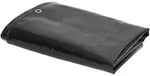 vidaXL Abdeckplane 650 g/m2 3x4 m Schwarz