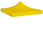 vidaXL Partyzelt-Dach 3x3 m Gelb 270 g/m2