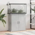 vidaXL Aquariumst&auml;nder Betongrau 81x36x73 cm Holzwerkstoff