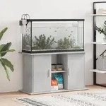 vidaXL Aquariumst&auml;nder Betongrau 101x41x58 cm Holzwerkstoff
