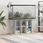 vidaXL Aquariumst&auml;nder Betongrau 120x40x60 cm Holzwerkstoff