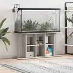 vidaXL Aquariumst&auml;nder Grau Sonoma 120x40x60 cm Holzwerkstoff