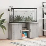 vidaXL Aquariumst&auml;nder Grau Sonoma 121x41x58 cm Holzwerkstoff