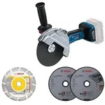 BOSCH Bosch Akku-Winkelschleifer, GWS 18V-180 P 180,0mm x 22,23mm incl. ohne...
