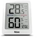 Mebus 40928, Wei&szlig;, Innen-Hygrometer, Innen-Thermometer, Au&szlig;en-Hygrometer,