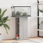 vidaXL Aquariumst&auml;nder Grau Sonoma 60,5x36x72,5 cm Holzwerkstoff