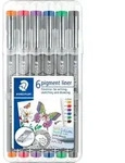 Pigment liner 0,3mm farbig sortiert VE=6 St&uuml;ck