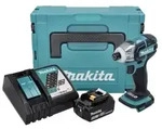 "Makita DTS 141 RT1J Akku Impulsschrauber 18 V 40 Nm 1/4" Brushless + 1x Akku...