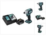 "Makita DTS 141 RT1 Akku Impulsschrauber 18 V 40 Nm 1/4" Brushless + 1x Akku 5,0 Ah +