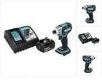 "Makita DTS 141 RF1 Akku Impulsschrauber 18 V 40 Nm 1/4" Brushless + 1x Akku...