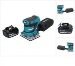Makita DBO 482 F1 Akku Schwingschleifer 18 V 112 x 102 mm + 1x Akku 3,0 Ah - ohne