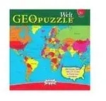 00381 - GeoPuzzle - Welt, 68 Teile, ab 4 Jahren (DE-Ausgabe)