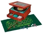 Design-Roulette Set, exklusive Holzbox, f&uuml;r 2+ Spieler, ab 6 Jahren