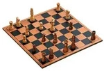Schachset, Feld 27 mm, Brettspiel, f&uuml;r 2 Spieler, ab 6 Jahren