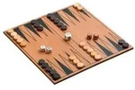 Backgammon Set, Brettspiel, f&uuml;r 2 Spieler, ab 6 Jahren