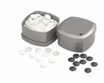 Go Spielsteine aus Glas, Set, Professional