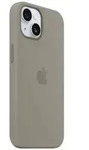 Apple Silicon Case MagSafe Backcover Apple iPhone 15 Tonbraun Induktives Laden,