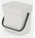 Brabantia Komposteimer Sort & Go 3 l Hellgrau - Grau