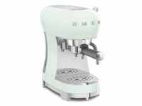 SMEG ECF02PGEU Siebträger Espresso-/Kaffemaschine Pastellgruen