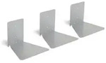 1005073-560 - CONCEAL Schwebendes B&uuml;cherregal aus Metall, 3er Set, silber, gro&szlig;