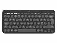 Logitech Pebble Keys 2 K380s - Tastatur - kabellos - Bluetooth LE - QWERTY -...