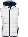 Ladies' Maritime Vest Modische Steppweste mit angeschnittener Kapuze...