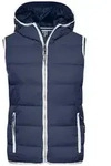Ladies' Maritime Vest Modische Steppweste mit angeschnittener Kapuze...