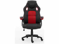 Raptor Gaming RG-GS-40-BLACK/RED, Raptor Gaming Stuhl GS-40 PU + Fabric schwarz/rot,