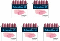 Schneider 166129, Schneider Pastell Tintenpatronen f&uuml;r F&uuml;ller Rose 6 St.