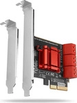 Axagon PCES-SA6, Axagon PCES-SA6 PCIe Controller 6x internal SATA 6G port, LP